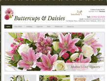 Tablet Screenshot of buttercupsanddaisies.co.uk